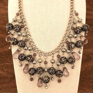 Ethel & Myrtle | Leopard Beaded Necklace | 19.5” Adjustable